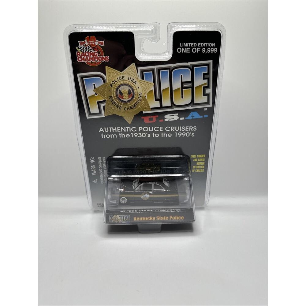 Racing Champions 50 Ford Coupe Kentucky State Police Issue #103 NEW